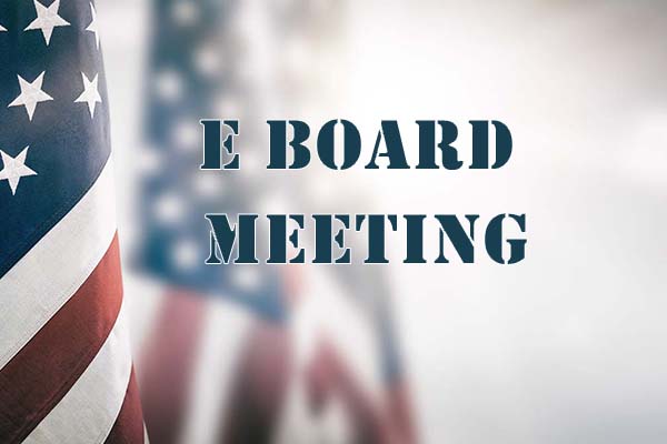 E Board Meeting