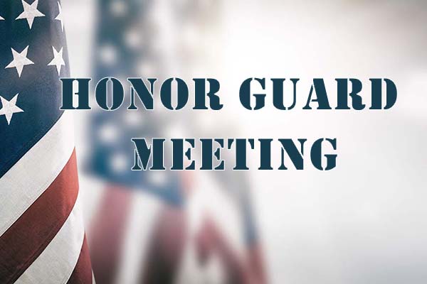 Honor Guard Meeting