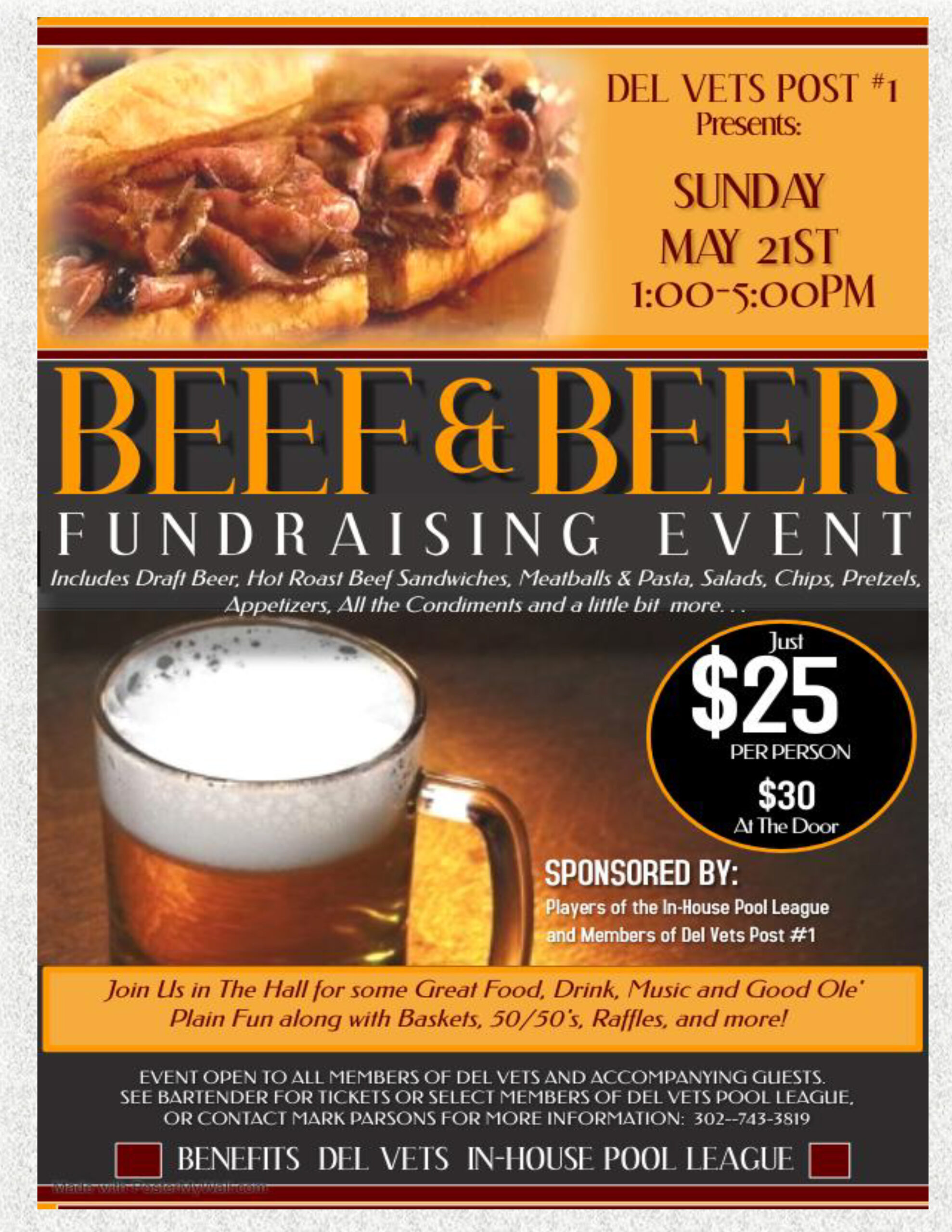 Beef & Beer Fundraiser