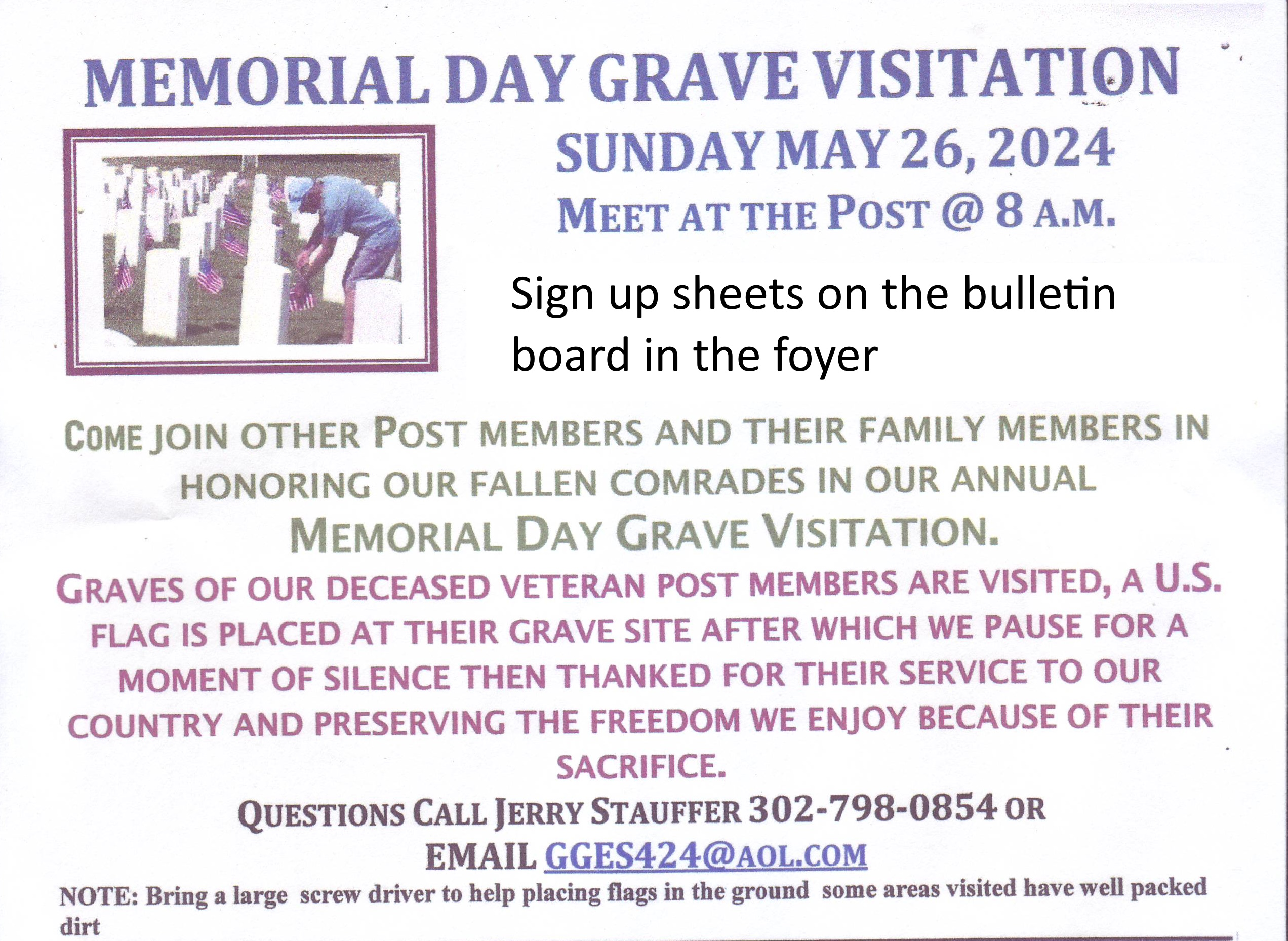 Grave Visitation
