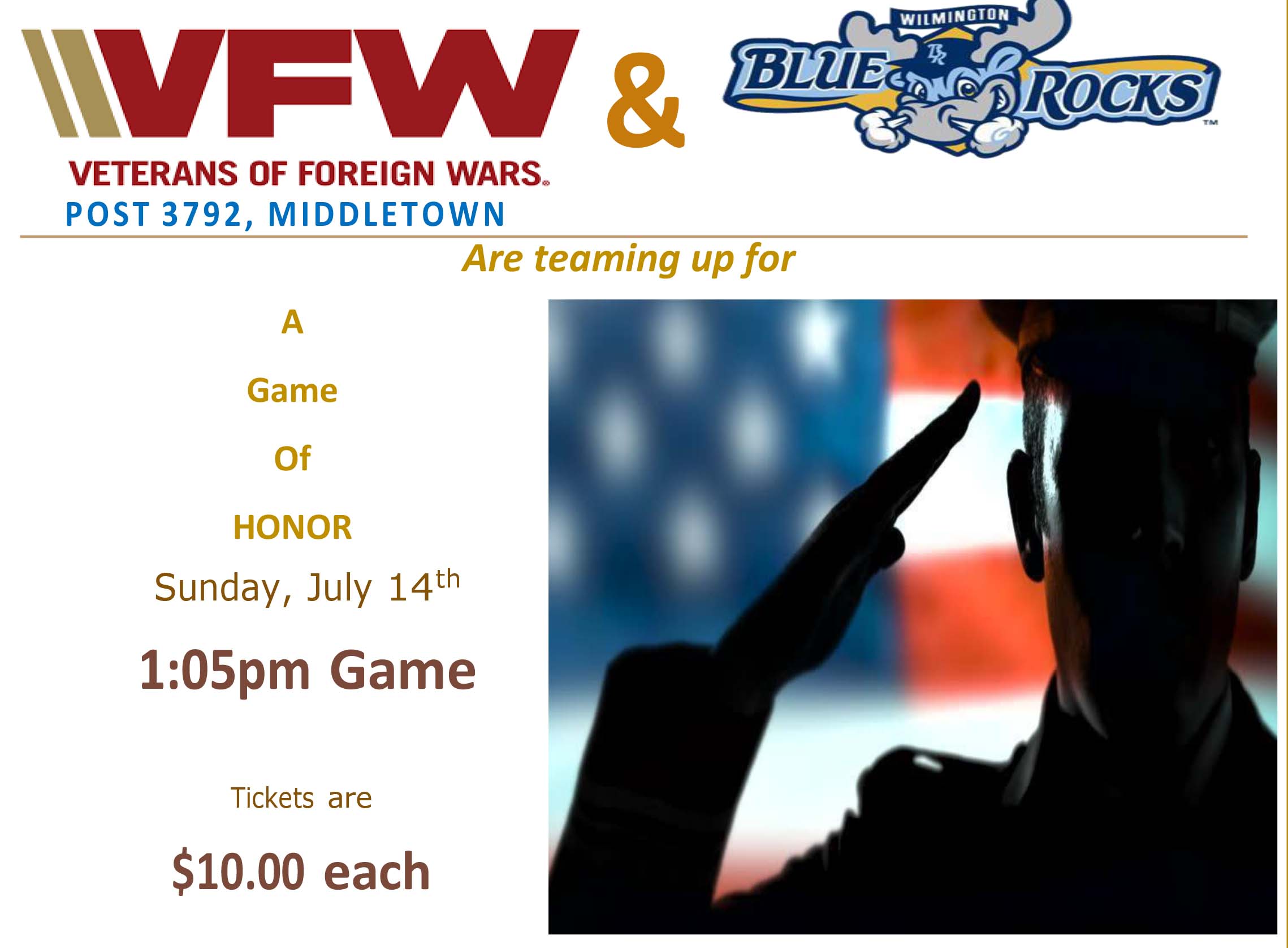 Blue Rocks Game of Honor