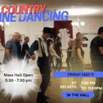 Country Line Dancing in the hall