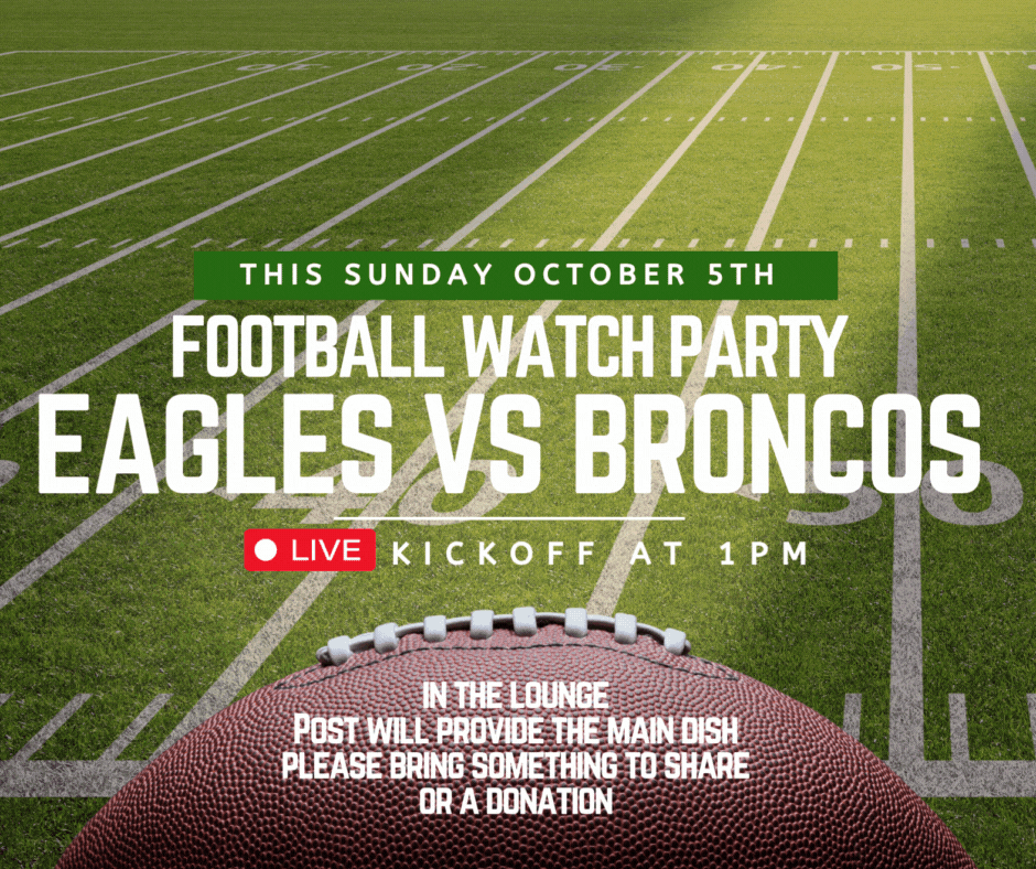 EAGLES vs BRONCOS Watch Party