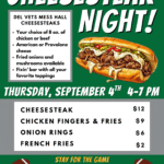 Cheesesteak Night