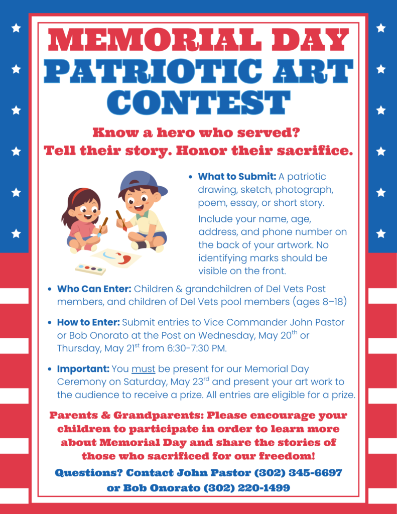 DV Memorial Day Patriotic Art Contest