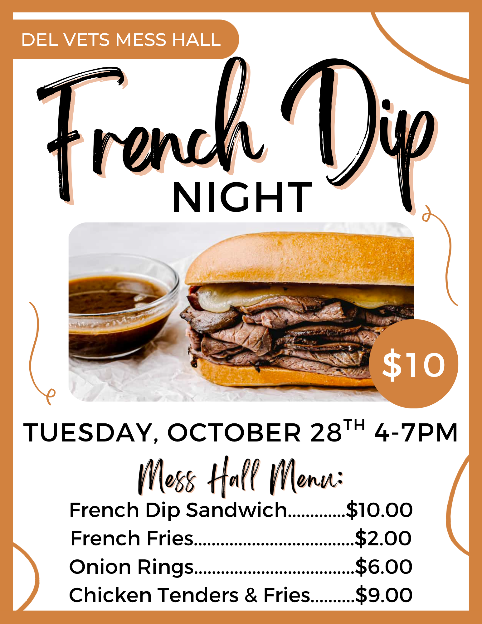 French Dip Night