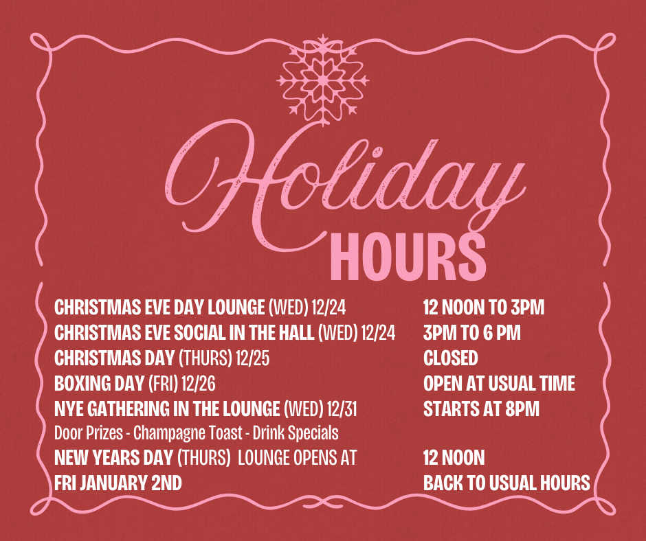 Holiday Hours