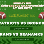 NFL Conference Championship [LOUNGE WATCH PARTY CANCELLED - POST CLOSED THIS SUNDAY]