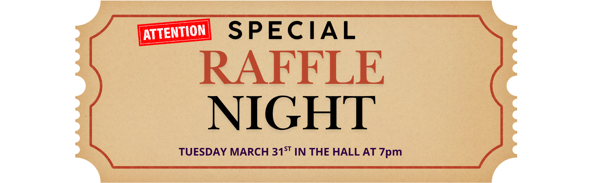 Special Raffle Night