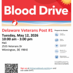 Blood Drive at Delaware Veterans Post #1