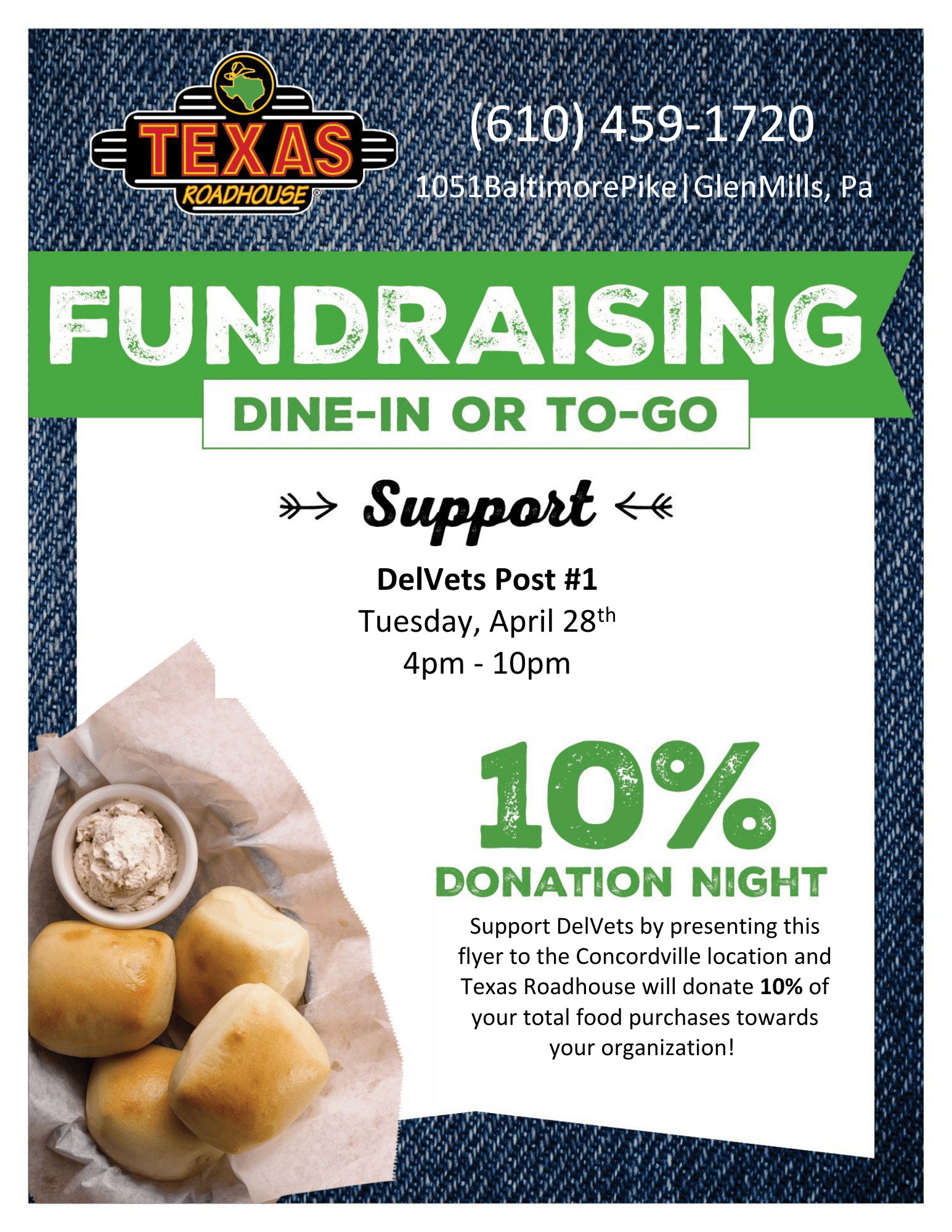 Texas Roadhouse Fundraiser