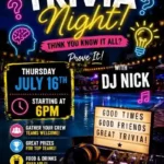 Trivia Night at the Pool