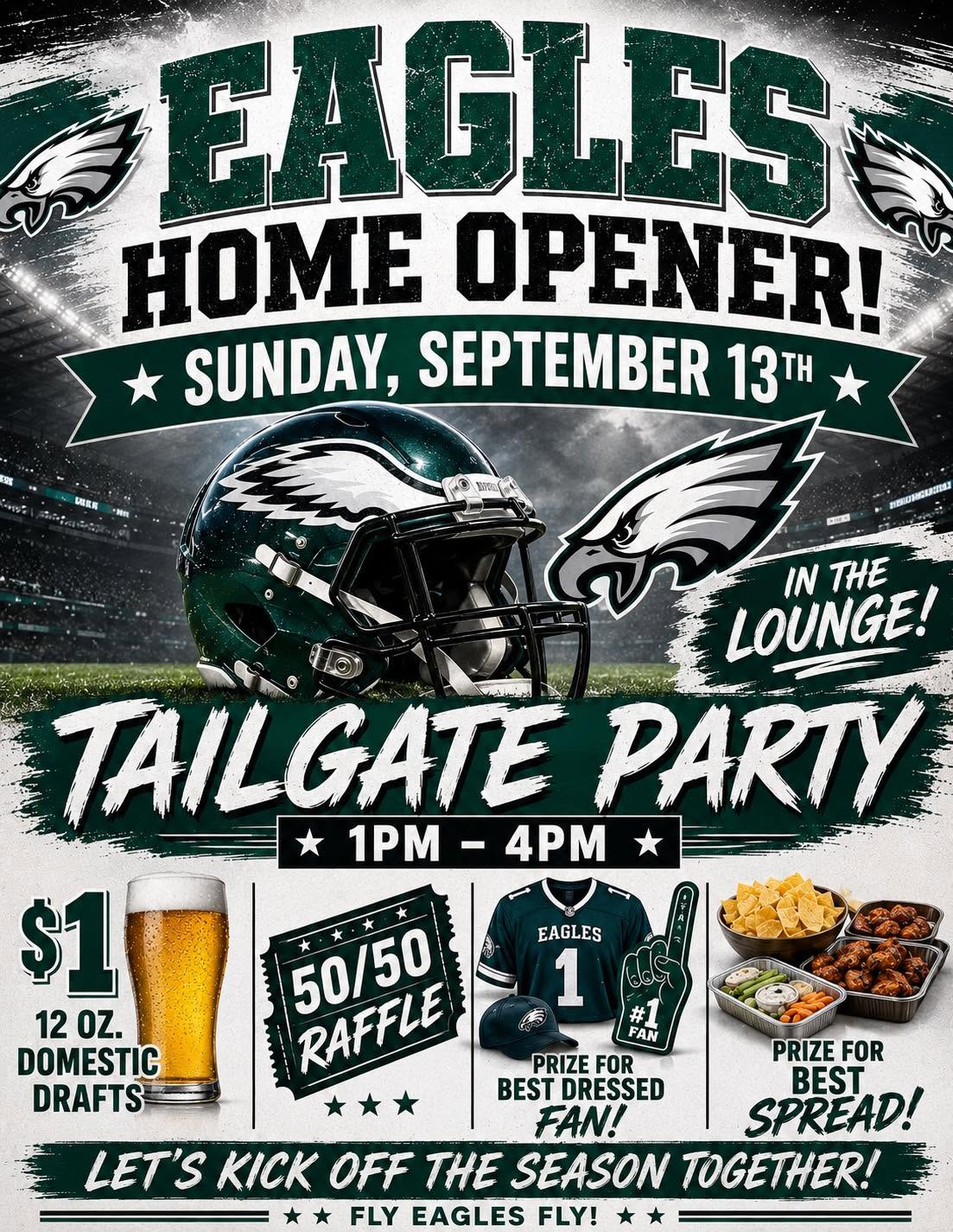 Eagles Tailgate Sunday Sept13th