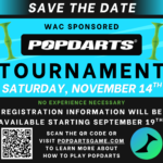 Popdart Tournament Sponsored by the WACS